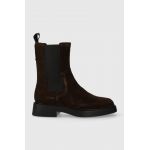 Vagabond Shoemakers botine din piele intoarsa JILLIAN femei, culoarea maro, cu toc plat, 5243.140.31