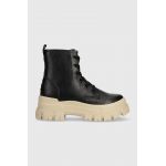 Buffalo bocanci Aspha Rld femei, culoarea negru, cu platforma, 1622299