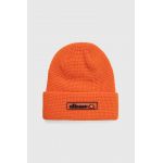 Ellesse caciula culoarea portocaliu, din tricot gros