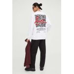 G-Star Raw longsleeve din bumbac culoarea alb, modelator