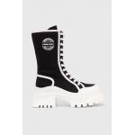 Miss Sixty bocanci femei, culoarea negru, cu platforma