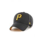 47brand șapcă din amestec de lână MLB Pittsburgh Pirates culoarea negru, cu imprimeu