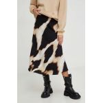 Answear Lab fusta culoarea bej, maxi, evazati