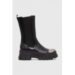 Buffalo cizme Aspha Clf Steel femei, culoarea negru, cu platforma, 1622317
