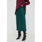 Marella fusta culoarea verde, midi, drept