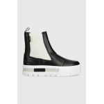 Puma ghete chelsea de piele Mayze Chelsea Winter Wns femei, culoarea negru, cu platforma, izolare usoara