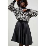 Answear Lab fusta culoarea negru, mini, evazati