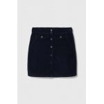 United Colors of Benetton culoarea albastru marin, mini, drept