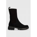 Wojas cizme femei, culoarea negru, cu platforma, 5523081