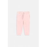 Coccodrillo pantaloni de trening pentru bebeluși ZC3120101SGN SOFT ALPINE GIRL NEWBORN culoarea roz, neted