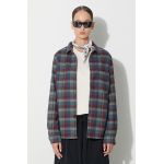 Fjallraven cămașă Singi femei, culoarea verde, cu guler clasic, regular