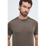 Reebok tricou de antrenament ActivChill culoarea verde, neted