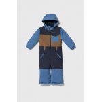 Protest costum de schi pentru copii PRTROULIN TD culoarea turcoaz