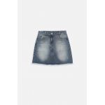 Coccodrillo fusta denim pentru copii mini, drept