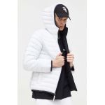 Hollister Co. geaca barbati, culoarea alb, de tranzitie