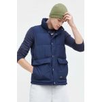 Hollister Co. vesta barbati, culoarea albastru marin, de iarna