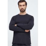 On-running longsleeve Focus barbati, culoarea negru, neted
