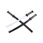 En-gros Sabie Ninja cu lumini multicolore, 65cm