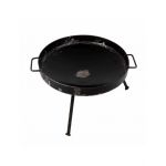 Gratar disc din otel, picioare detasabile, diametru 51 centimetri, cu margine de 5 cm EXT 5718 Engros
