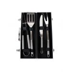Set accesorii 4 piese gratar cu diplomat de aluminiu / 4068 Engros