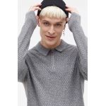 Hollister Co. pulover barbati, culoarea gri, light