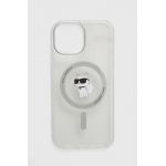 Karl Lagerfeld Husă pentru telefon iPhone 15 6.1 culoarea transparent