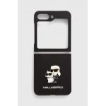 Karl Lagerfeld Husă pentru telefon Sam Z Flip5 F731 culoarea negru