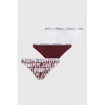 Pepe Jeans tanga 3-pack culoarea rosu