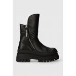 Steve Madden botine Catch femei, culoarea negru, cu platforma, SM11002700