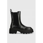 Buffalo cizme Nabu Chelsea femei, culoarea negru, cu platforma, 1622343