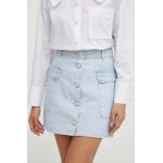 Custommade fusta jeans mini, evazati