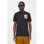 G-Star Raw tricou din bumbac barbati, culoarea negru, cu imprimeu
