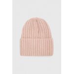 Answear Lab caciula de lana culoarea violet, de lana, din tricot gros