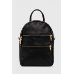 Answear Lab ghiozdan de piele femei, culoarea negru, mic, neted