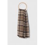 Barbour fular femei, culoarea bej, modelator