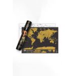 Luckies of London hartă răzuibilă Scratch Map® Travel Deluxe