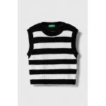 United Colors of Benetton vesta culoarea negru, light