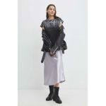 Answear Lab fusta culoarea bej, maxi, evazati