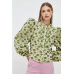 Custommade camasa femei, culoarea verde, regular