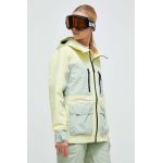 The North Face geaca Dragline culoarea galben