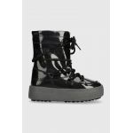 Moon Boot cizme de iarna copii 34301000 MB JTRACK TUBE GLITTER culoarea negru