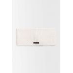 AllSaints bentita din amestec de lana culoarea alb
