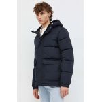 Hollister Co. geaca barbati, culoarea negru, de iarna