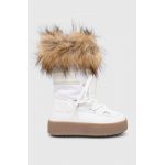 Moon Boot cizme de iarna copii 34300100 MB JTRACK MONACO LOW WP culoarea alb