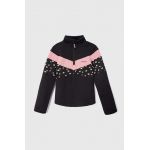 Protest bluza copii RTCEDARK JR culoarea negru, modelator