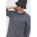 Abercrombie & Fitch pulover culoarea negru
