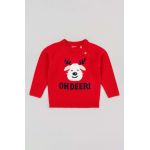 zippy pulover bebe culoarea rosu, light