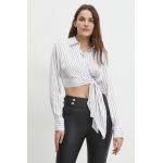 Answear Lab camasa femei, culoarea alb, cu guler clasic, relaxed