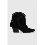 Answear Lab cizme femei, culoarea negru, cu toc drept
