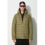 Fjallraven geacă de puf Expedition Pack Down bărbați, culoarea verde, de tranziție